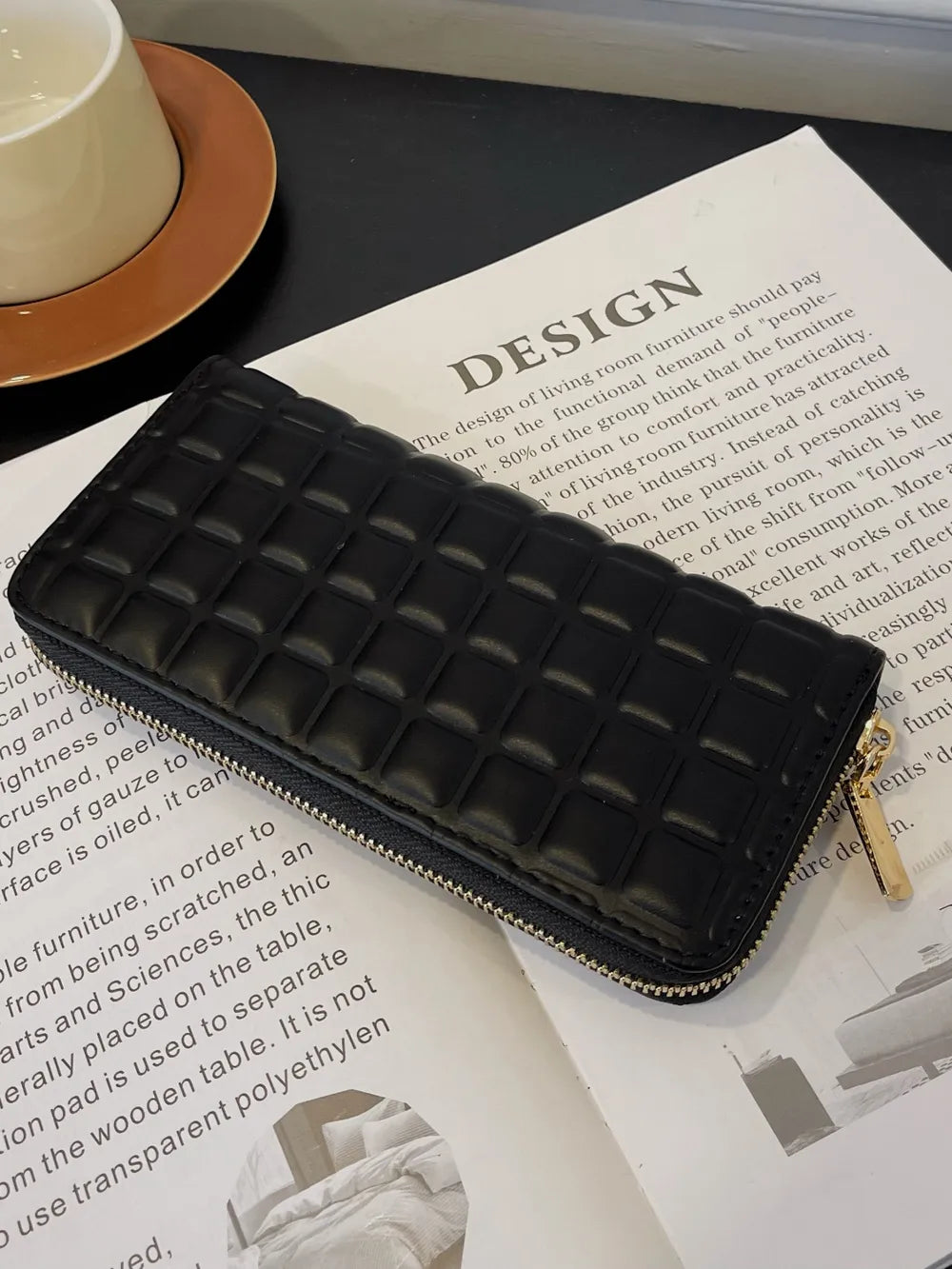 PU Leather Solid Color Wallet Easy Apparels