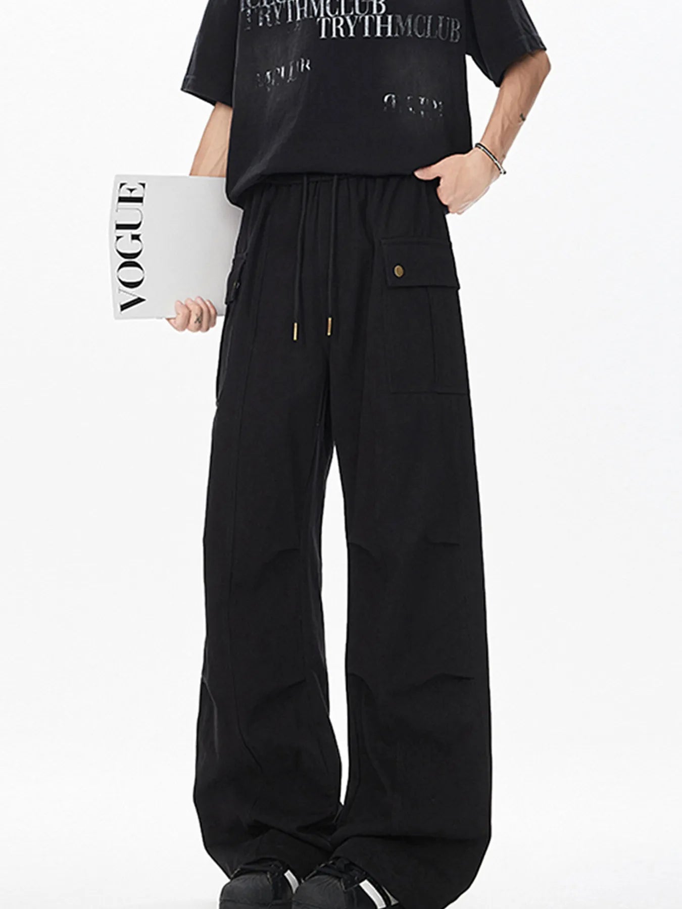 Men's Drawstring Cargo Pants Easy Apparels