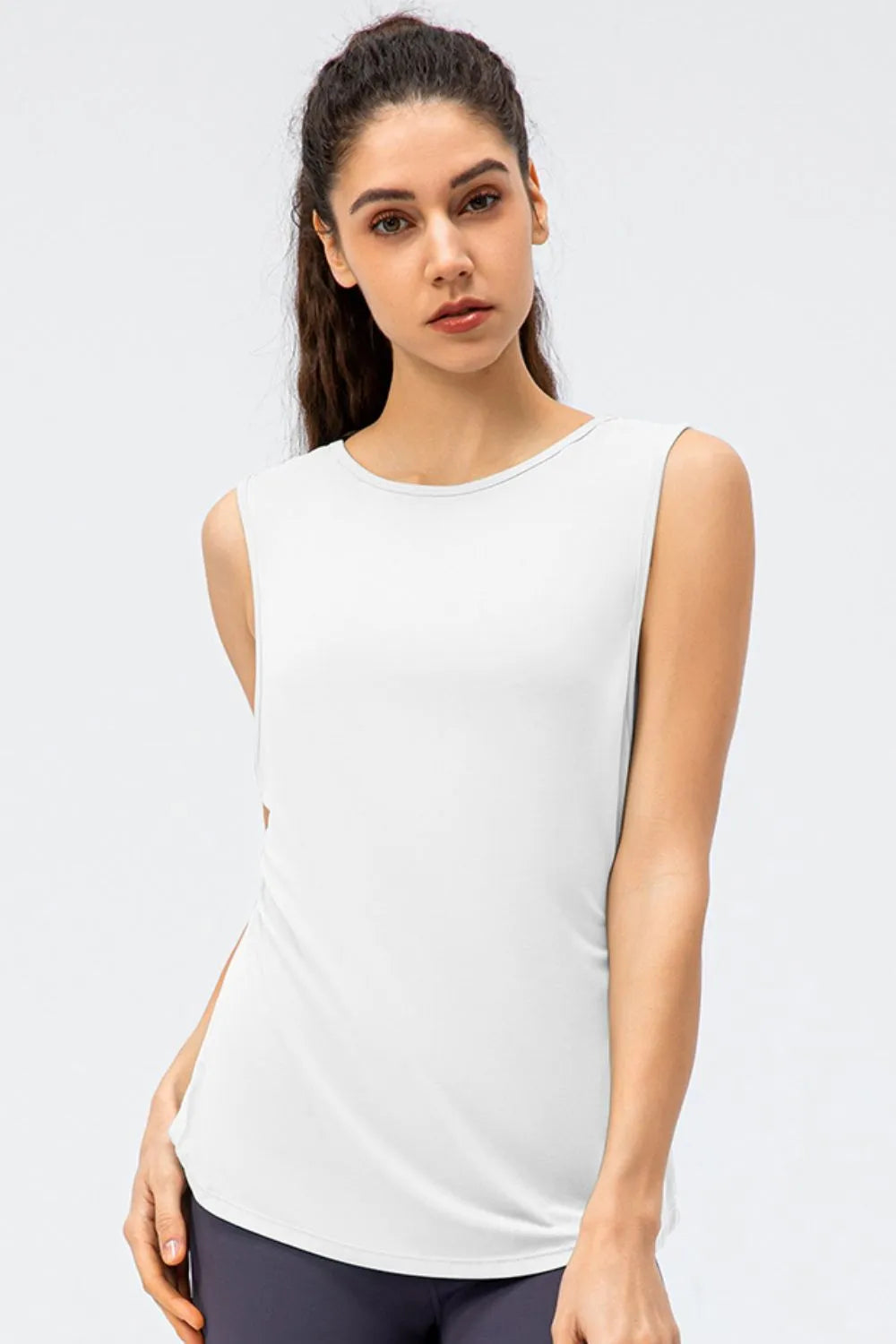 Cutout Reversible Active Tank Easy Apparels