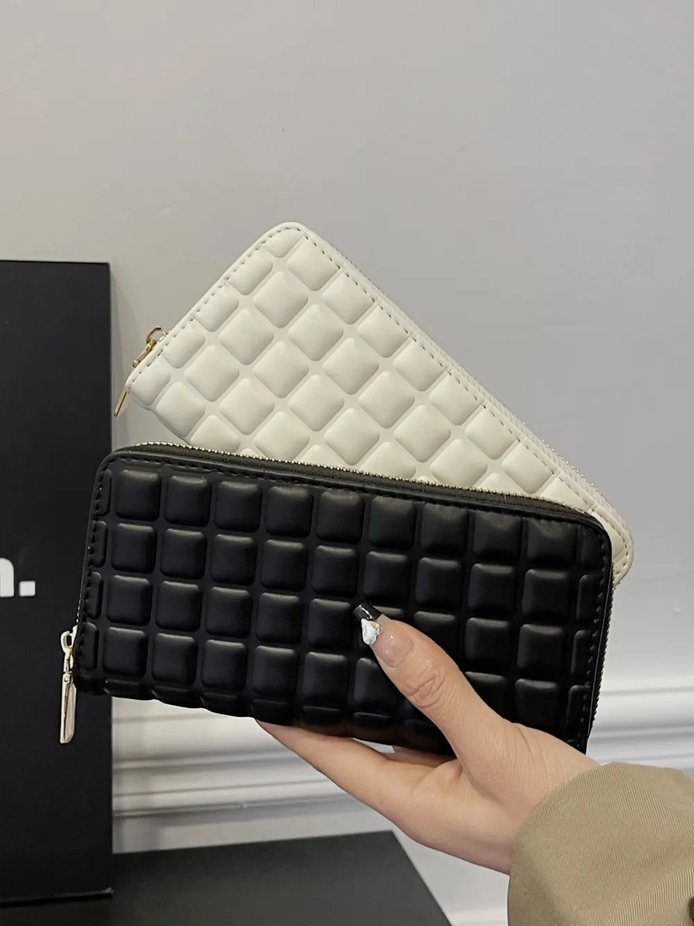 PU Leather Solid Color Wallet Easy Apparels