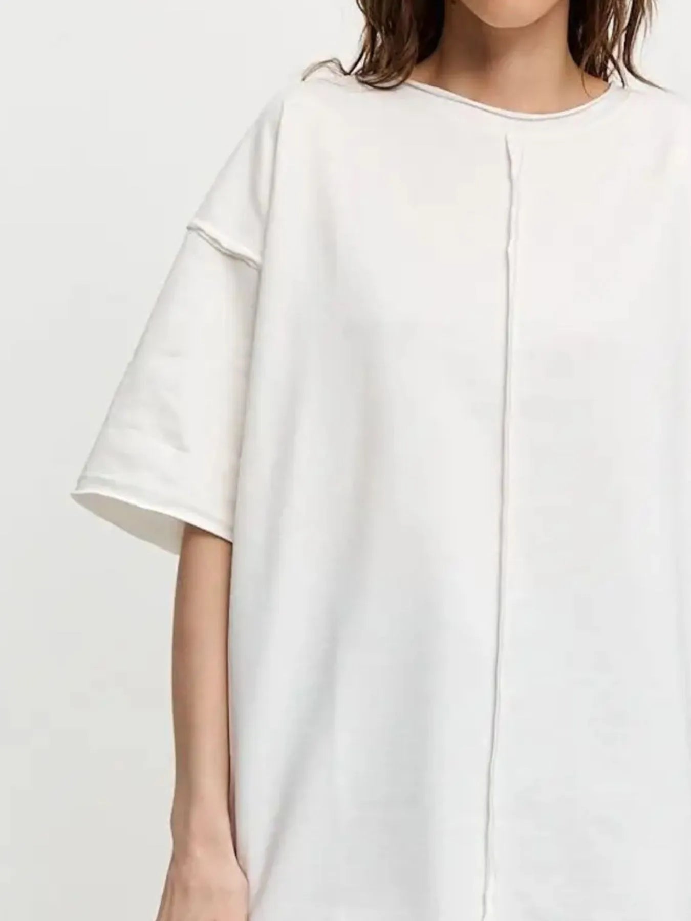 Trendsi Round Neck Half Sleeve T-Shirt