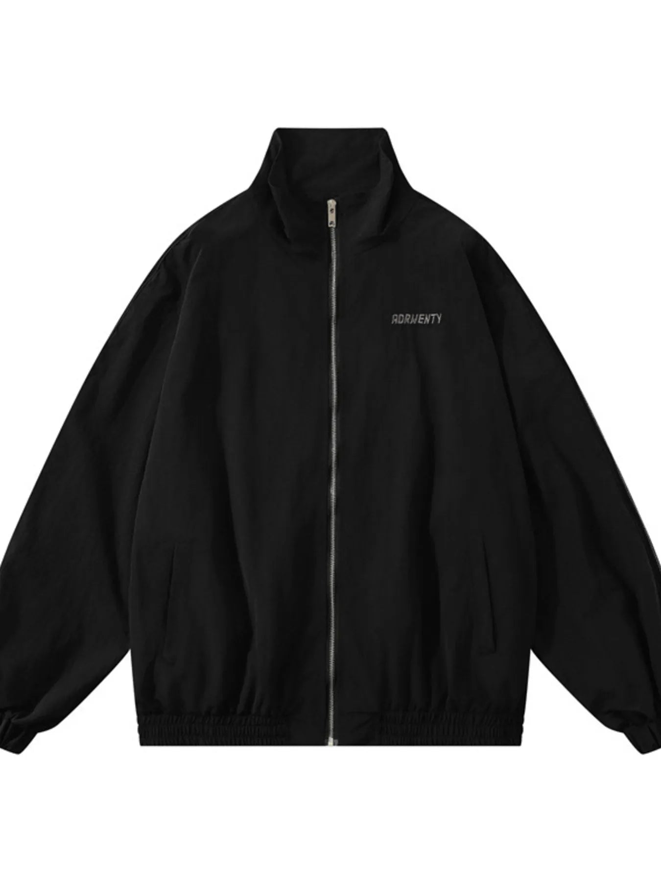 Men's Zip Up Jacket and Pants Set Black Easy Apparels