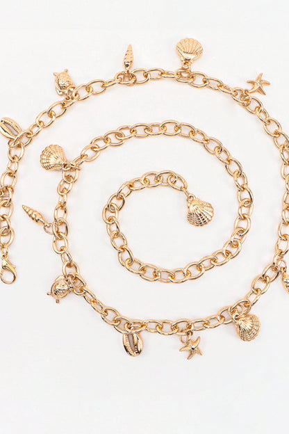 Ocean Element Charm Chain Belt Easy Apparels