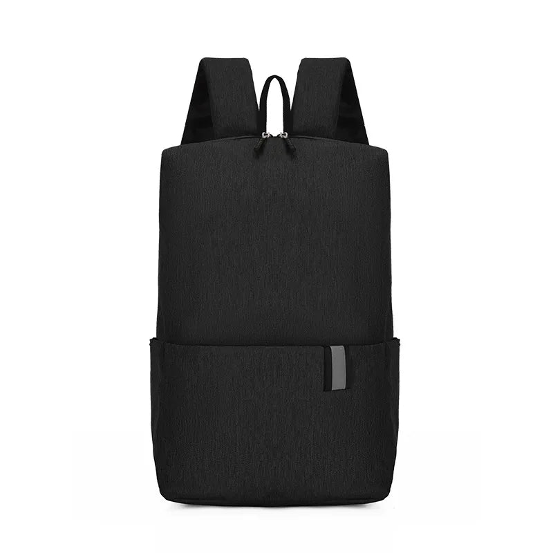 Solid Color Nylon Backpack Bag Easy Apparels