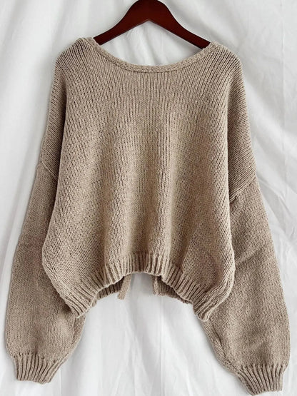 Tied Drop Shoulder Cardigan Easy Apparels