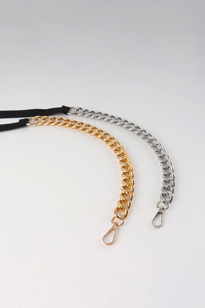 Half Alloy Chain Elastic Belt Easy Apparels