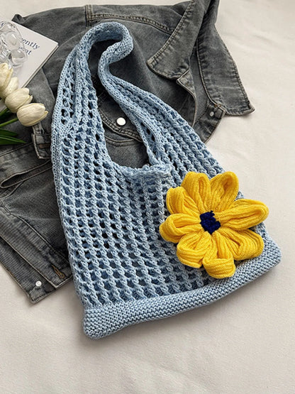 Flower Crochet Shoulder Bag Easy Apparels