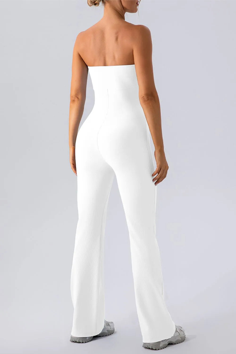 Sleeveless Straight Active Jumpsuit Easy Apparels
