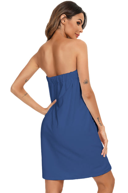 Strapless Robe with pocket Easy Apparels