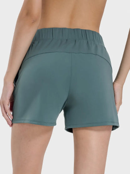Millennia Elastic Waist Active Shorts Easy Apparels