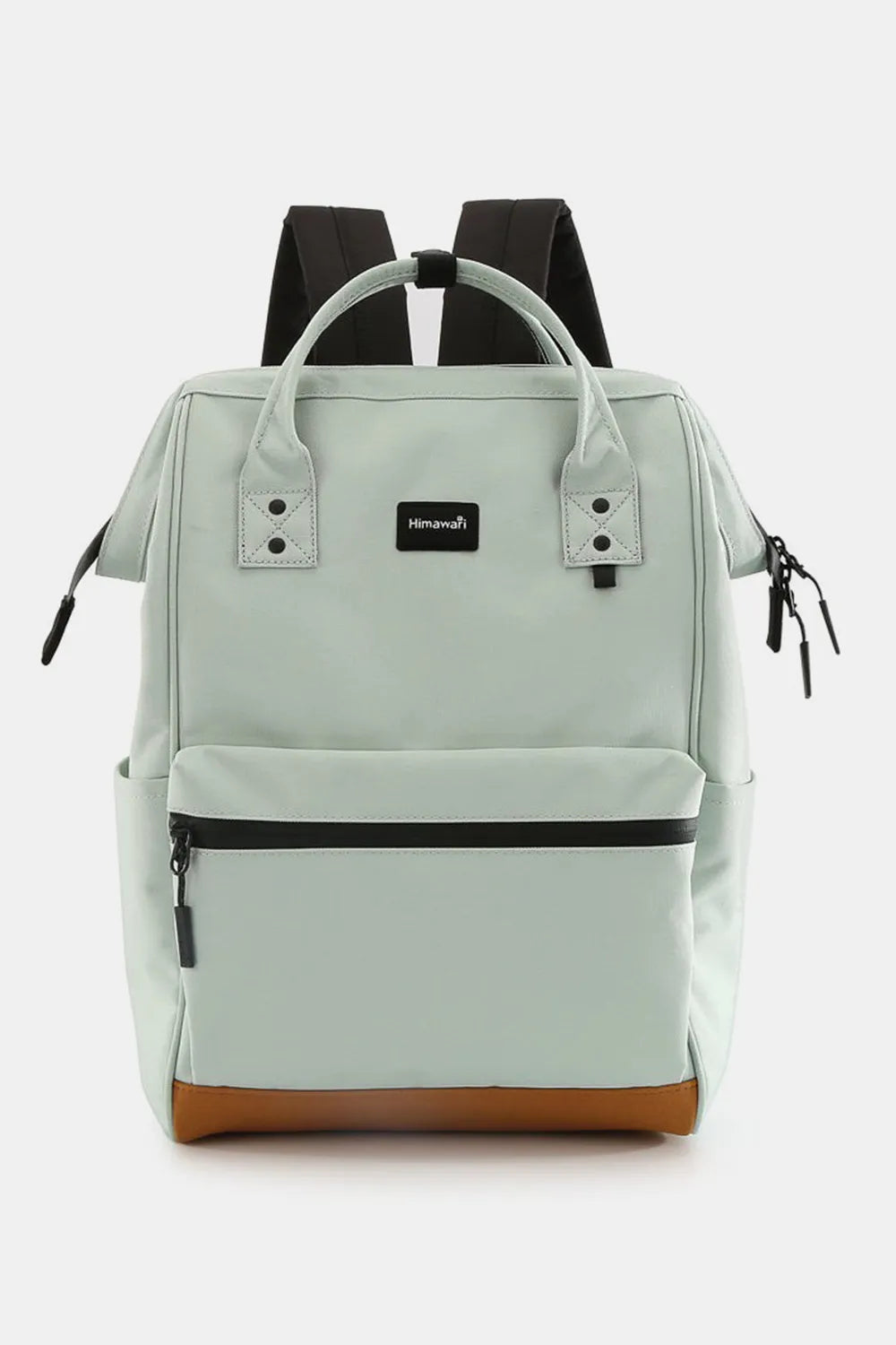Himawari Waterproof Canvas Travel Backpack Bag with USB Port Mint One Size Easy Apparels