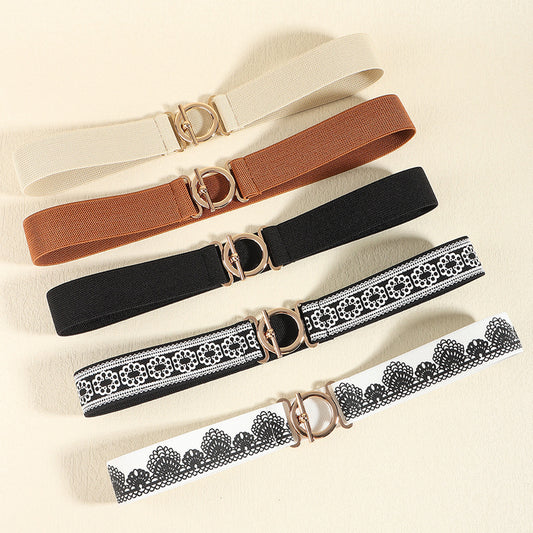 Toggle Clasp Elastic Belt Easy Apparels