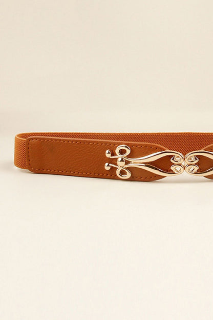 Alloy Buckle Elastic Belt Easy Apparels