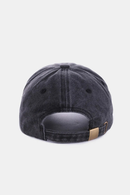 Zenana Washed ATLANTA Embroidered Baseball Cap Easy Apparels