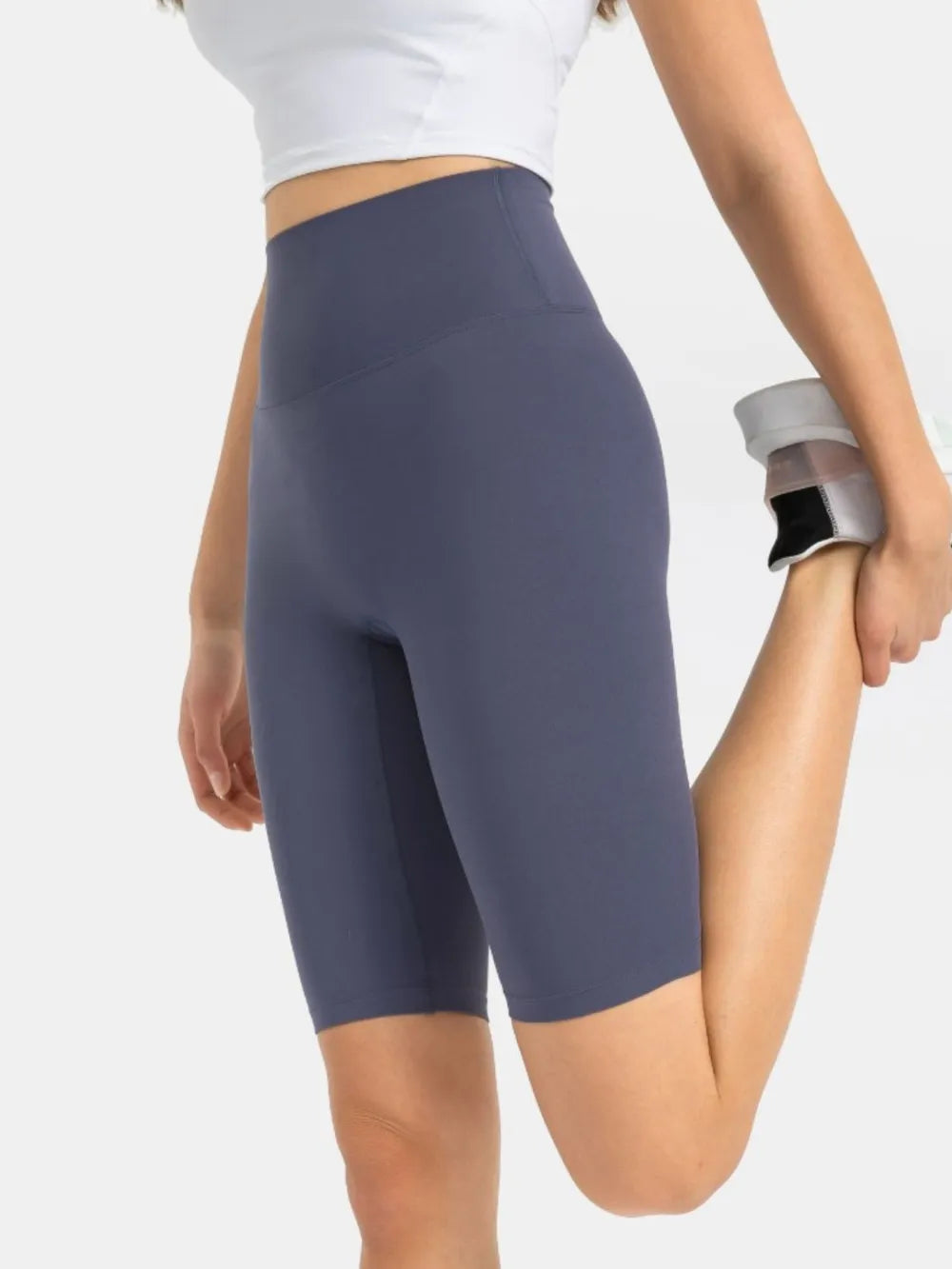 Millennia High Rise Wide Waistband Active Shorts Easy Apparels