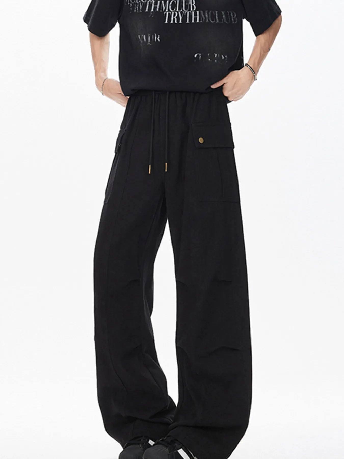 Men's Drawstring Cargo Pants Easy Apparels