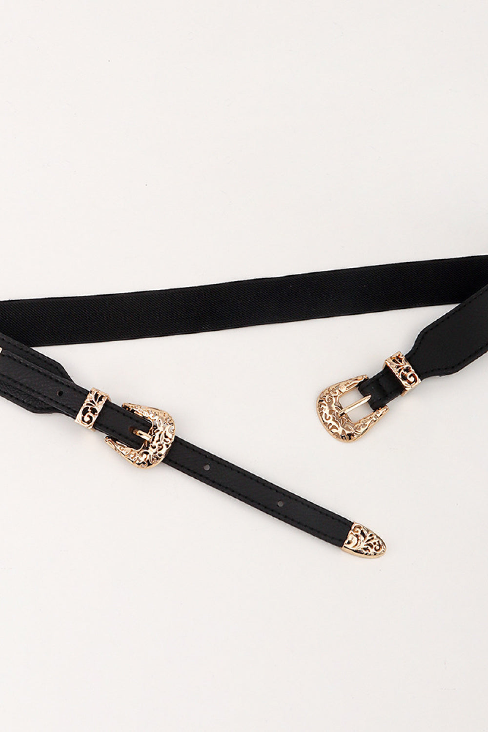 Double Buckle Elastic Belt Easy Apparels