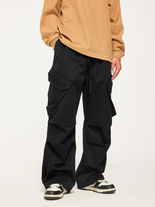Men's Wide Leg Cargo Pants Easy Apparels