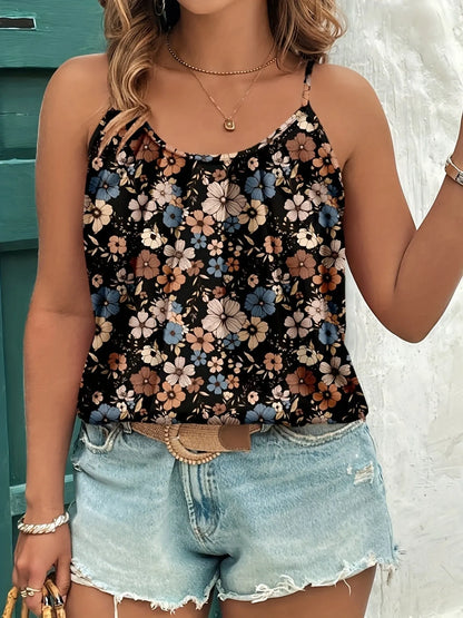 Trendsi Floral Print Cami Top
