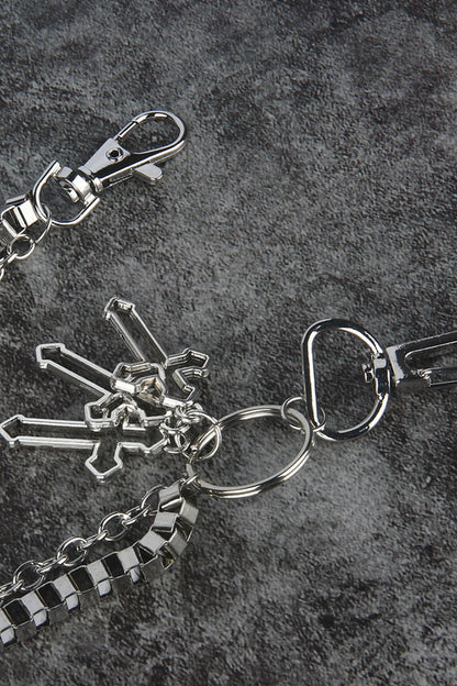 Double-Layered Cross Waist Chain Easy Apparels