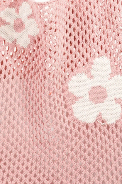Fame Flower Knitted Shoulder Bag Easy Apparels