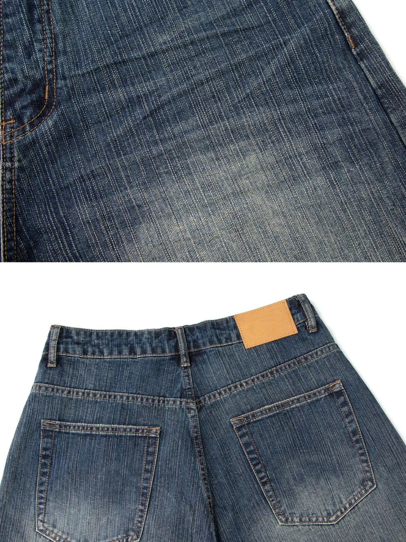 Men's Wide Leg Denim Shorts Easy Apparels