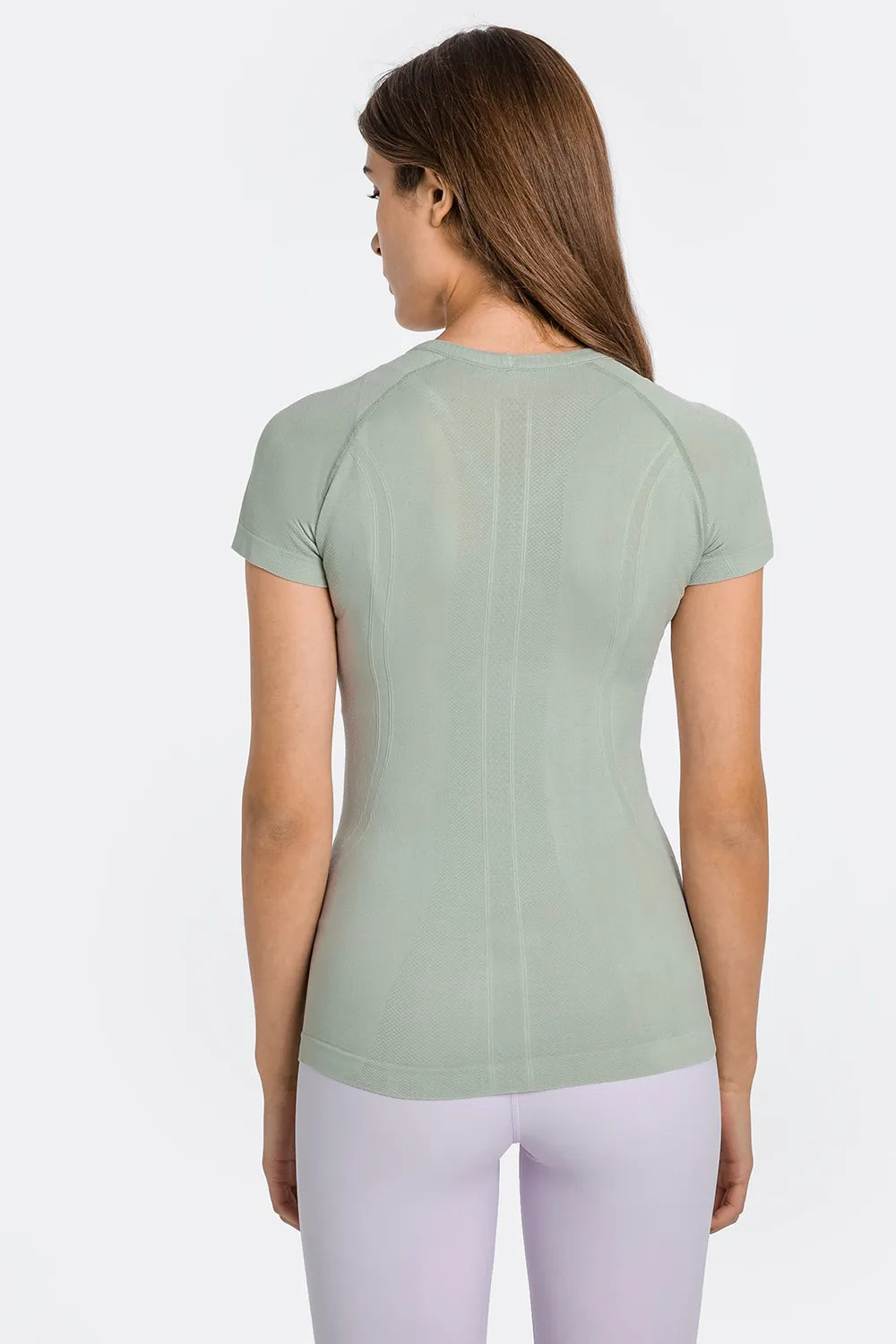 Millennia Round Neck Short Sleeve Active T-Shirt Easy Apparels