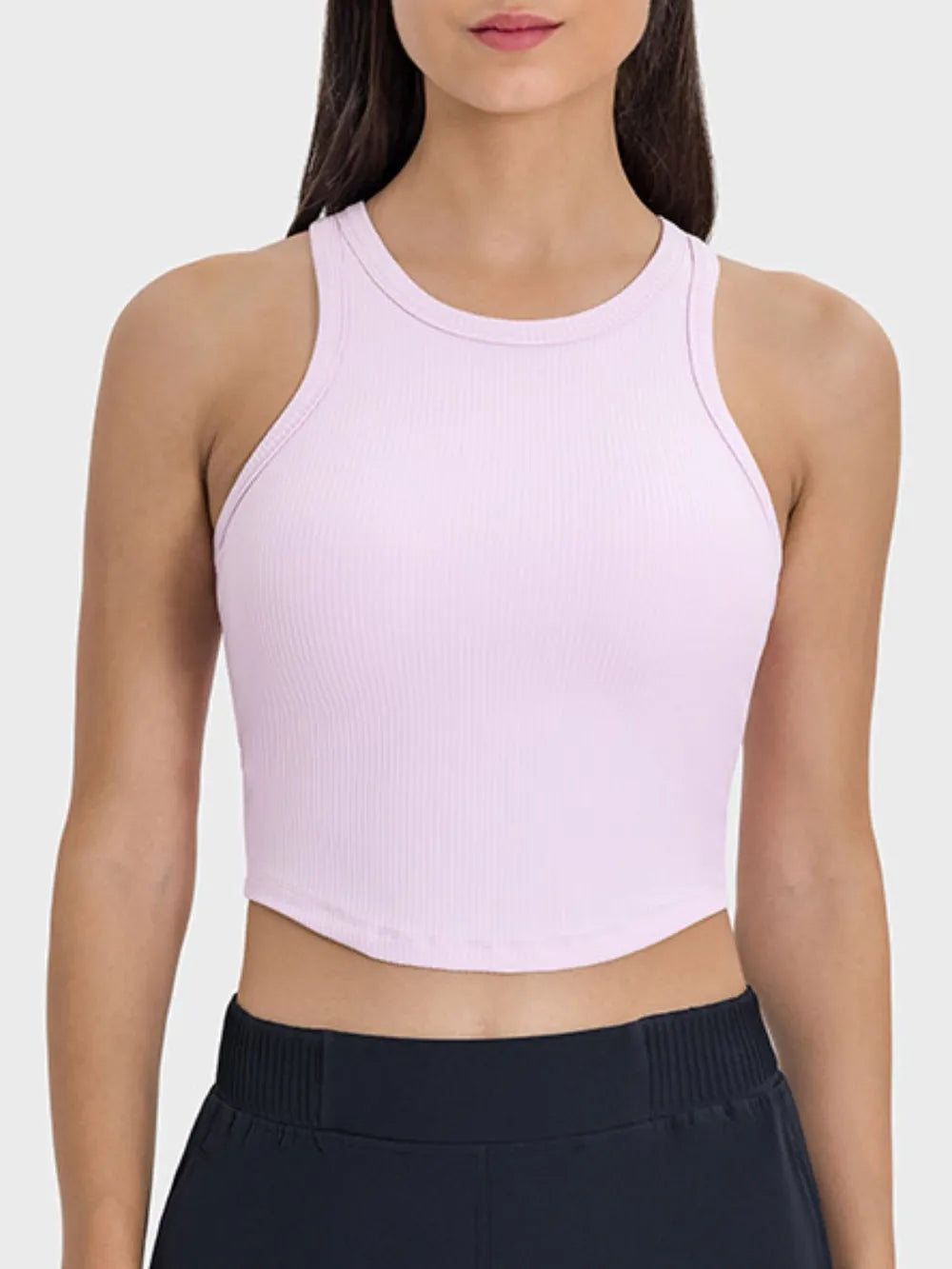 Millennia Round Neck Racerback Active Tank Easy Apparels