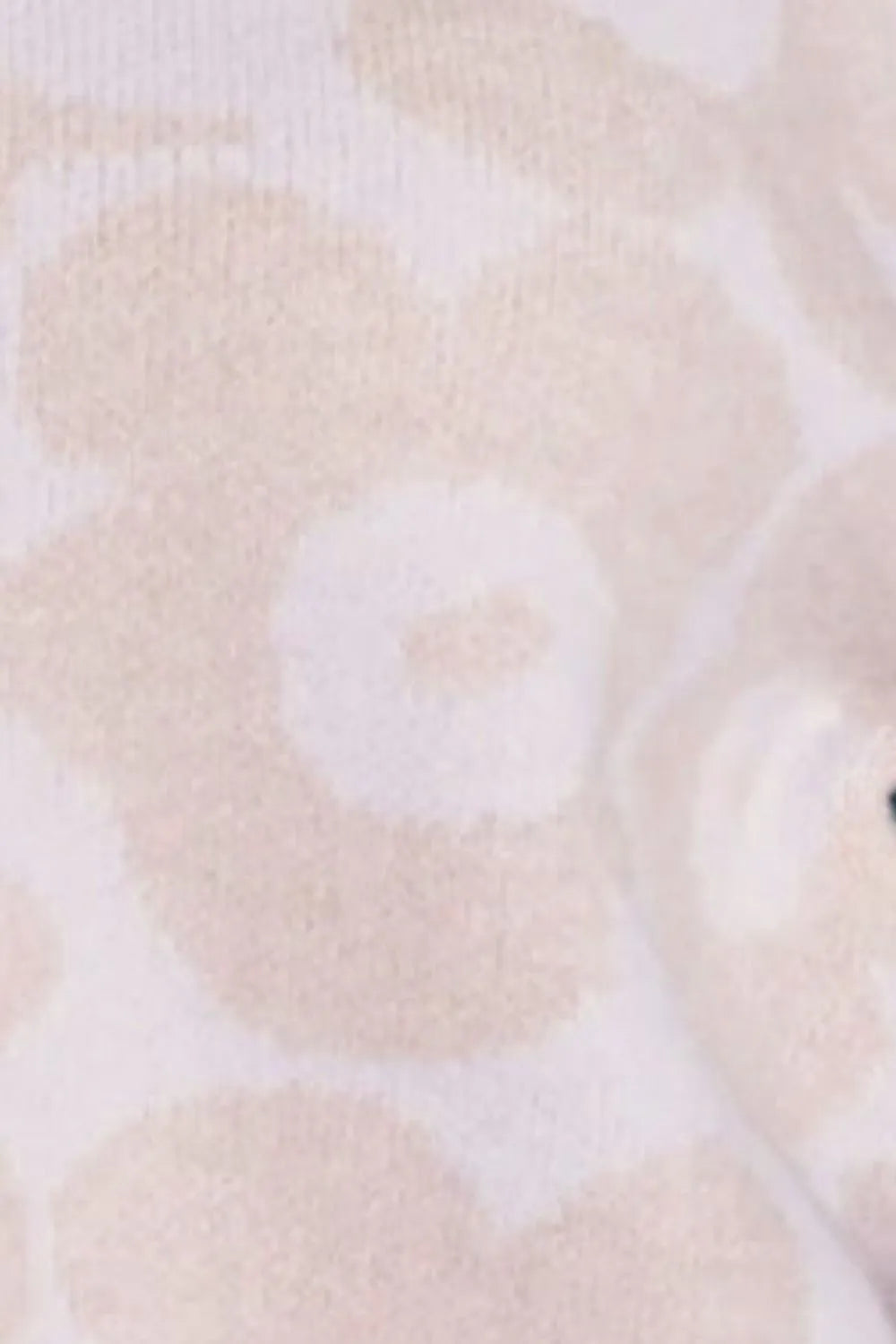 Flower Pattern Turtleneck Long Sleeve Sweater Easy Apparels