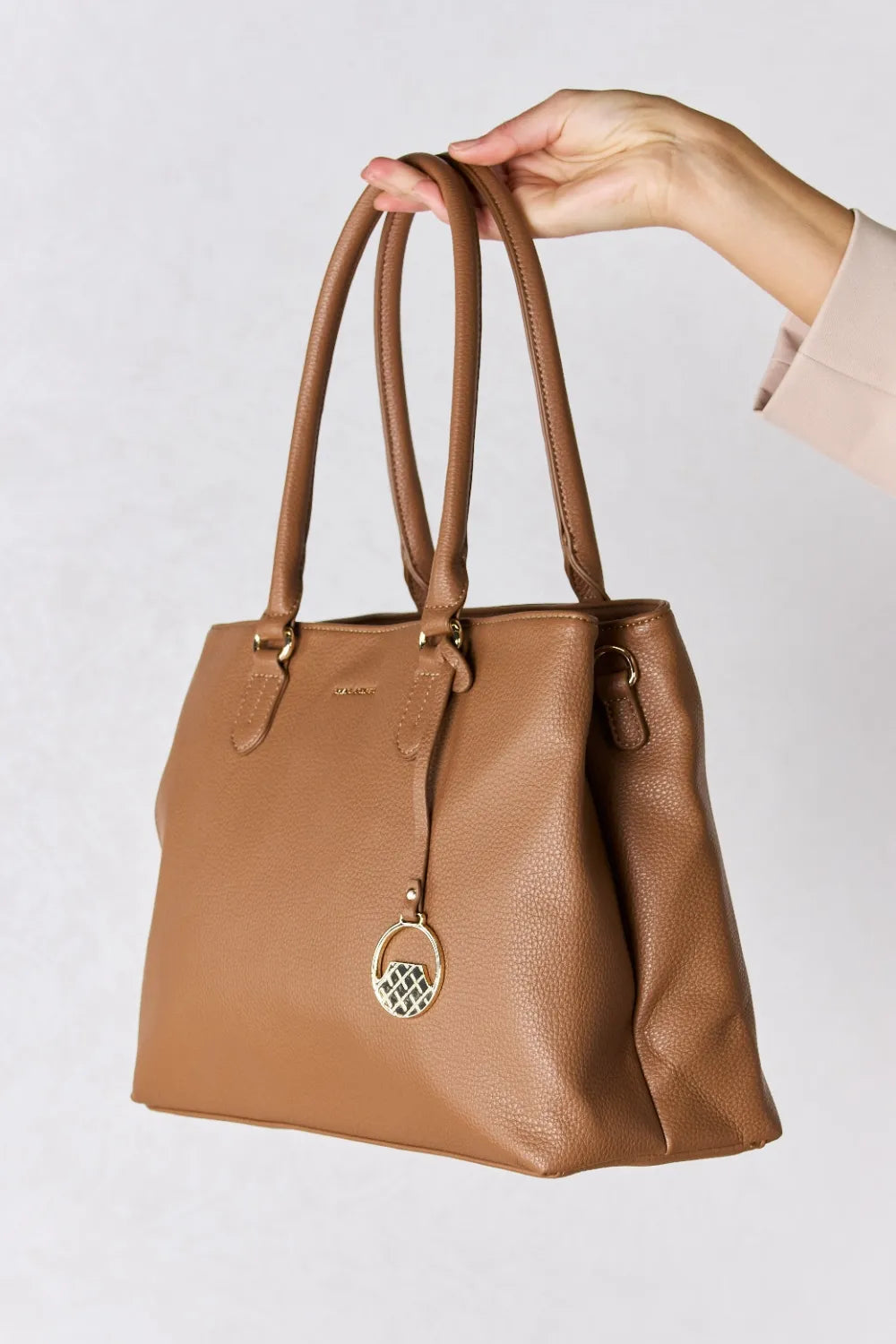 David Jones Structured Leather Handbag Easy Apparels