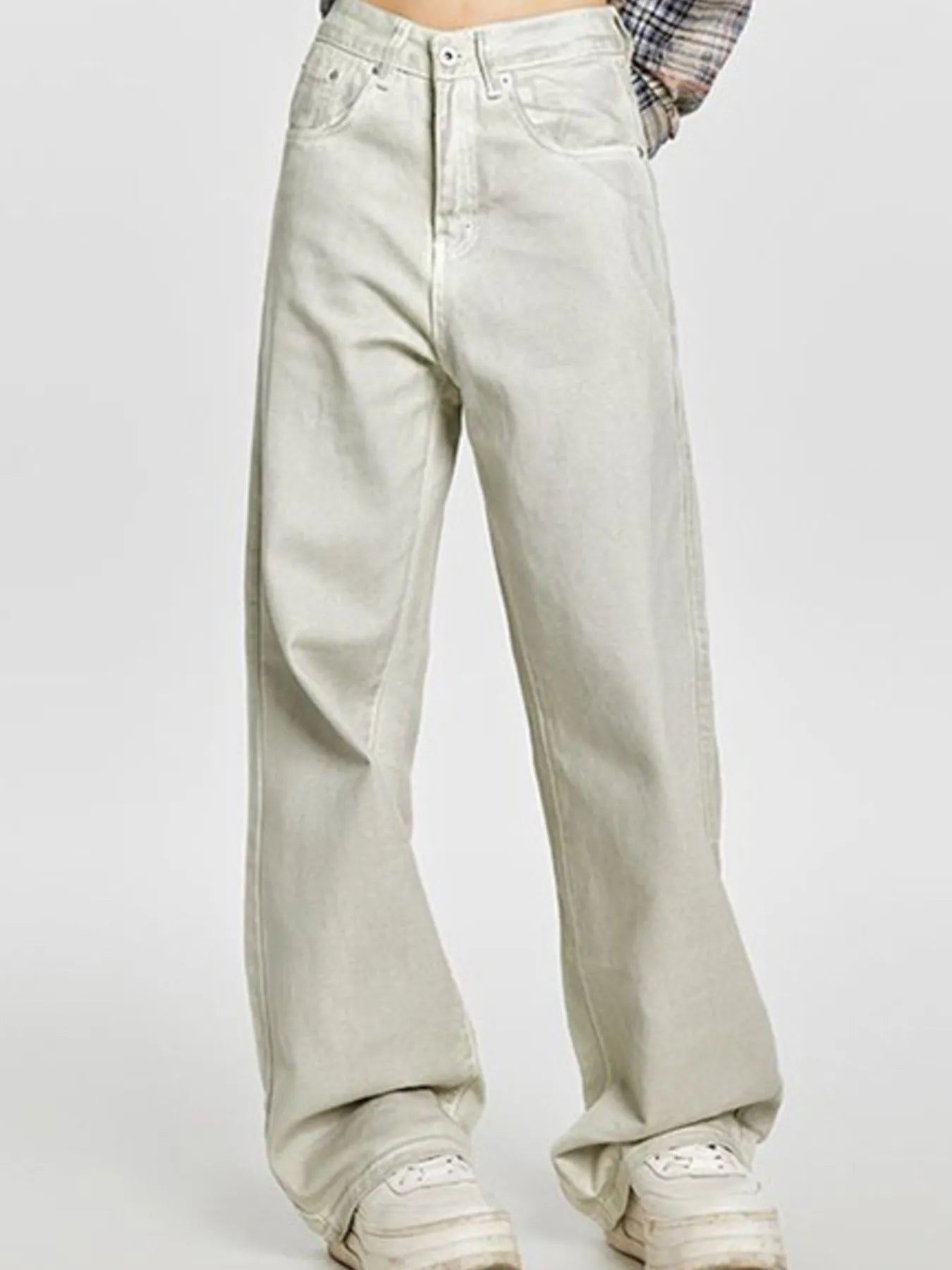 Men's High Waist Wide Leg Casual Pants Easy Apparels