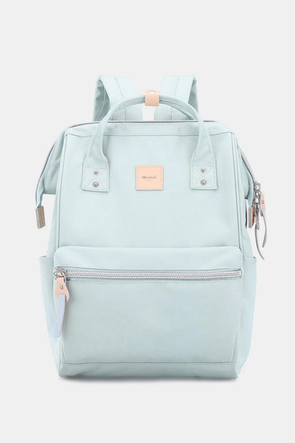 Himawari Water Resistant Canvas Backpack Bag with Side Pockets Blue One Size Easy Apparels
