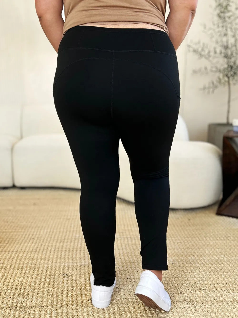 Wide Waistband Sports Leggings Easy Apparels