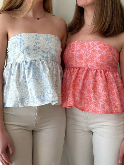 Trendsi Tie Back Tube Top