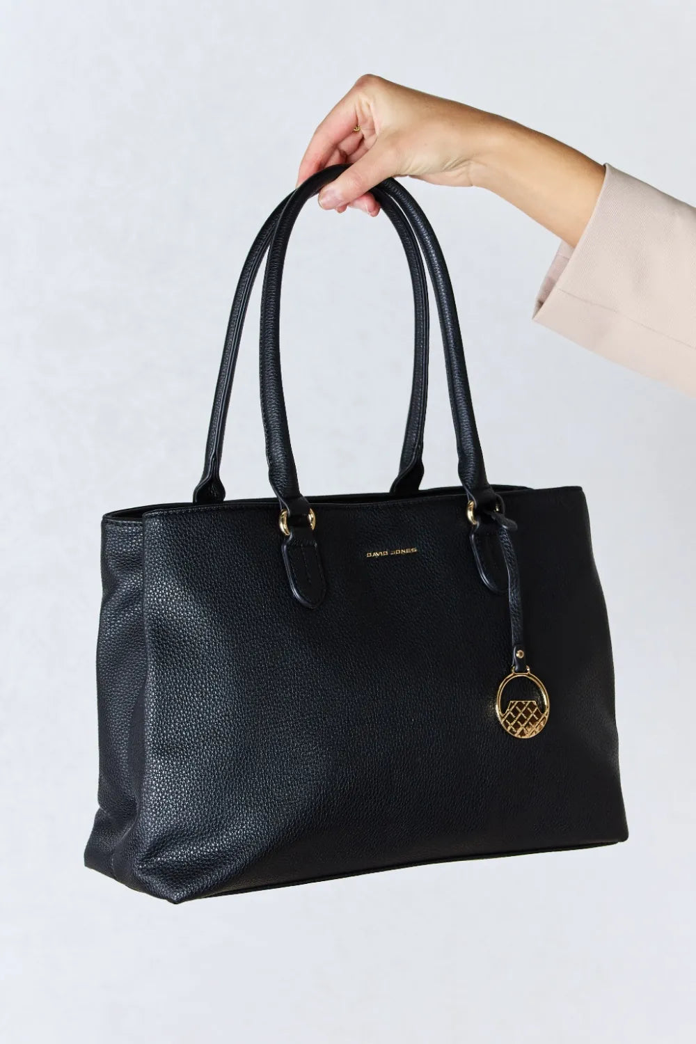 David Jones Structured Leather Handbag Easy Apparels