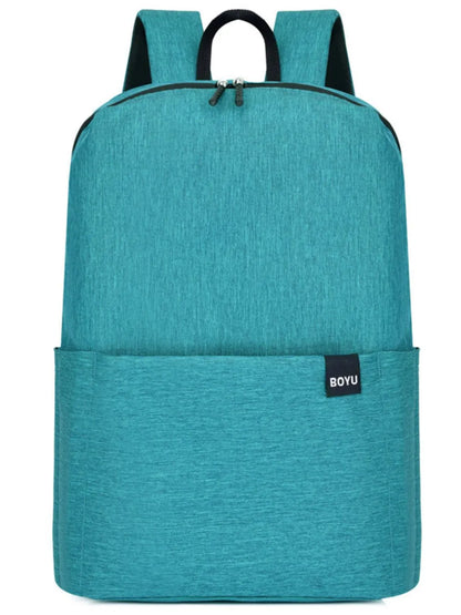 Solid Color Nylon Backpack Bag Easy Apparels