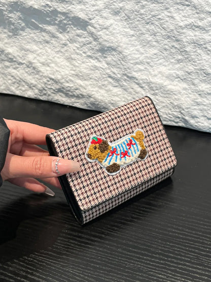 PU Leather Printed Wallet Style B One Size Easy Apparels
