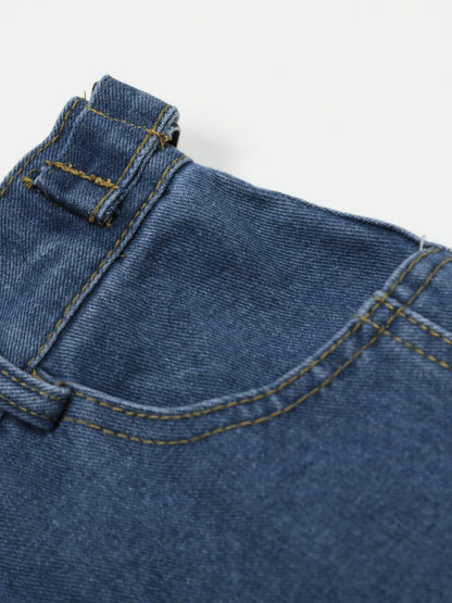 Men's Wide Leg Denim Shorts Easy Apparels