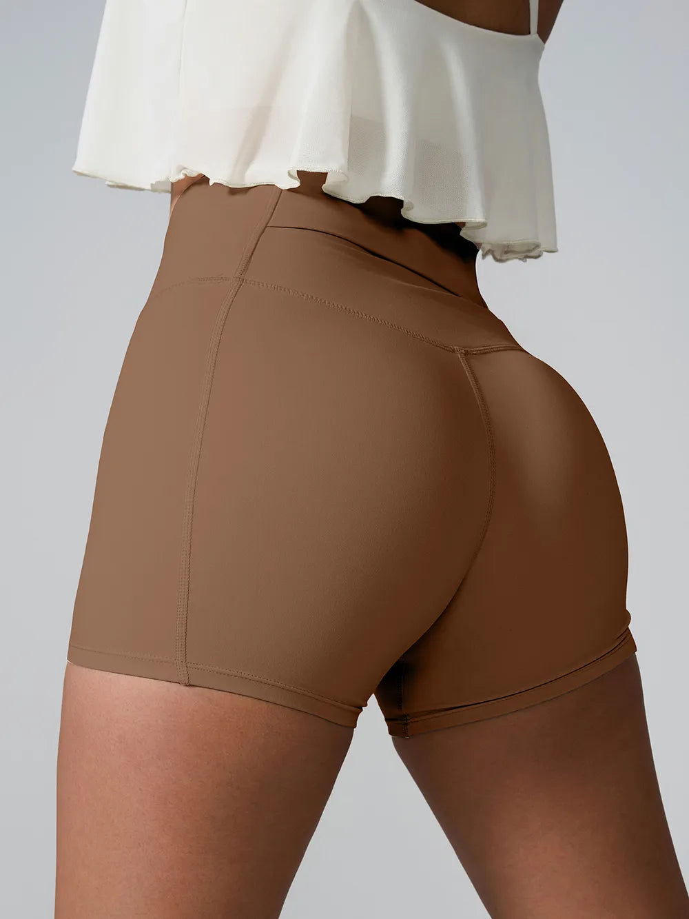 High Waist Active Shorts Easy Apparels