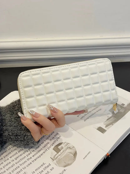 PU Leather Solid Color Wallet Easy Apparels