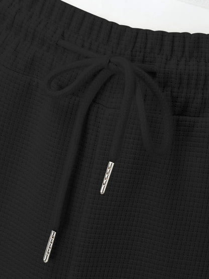 Men's Full Size Zip Up Top and Pants Set Plus Size Easy Apparels