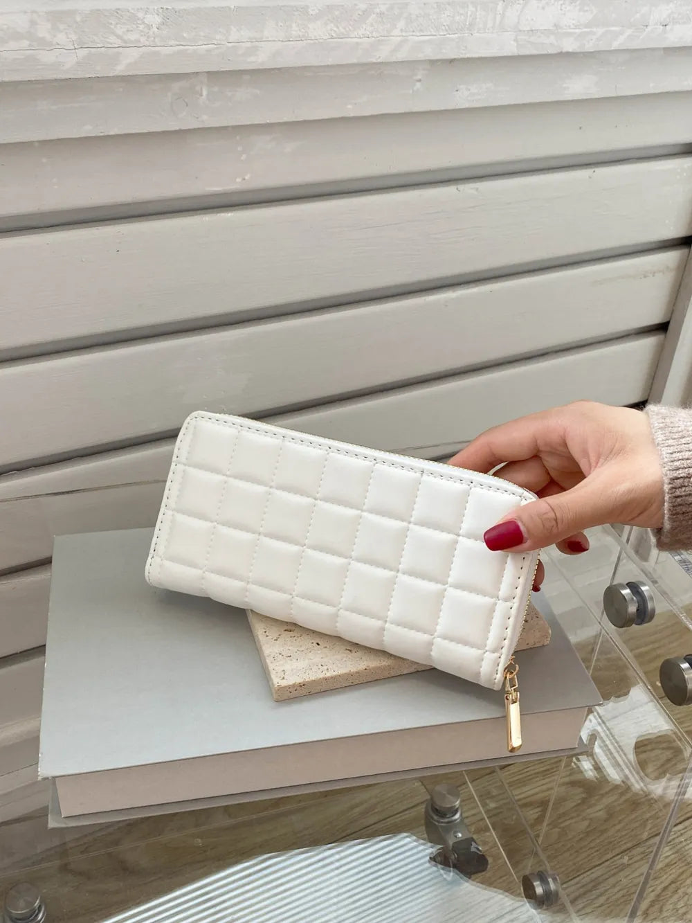 PU Leather Solid Color Wallet Easy Apparels