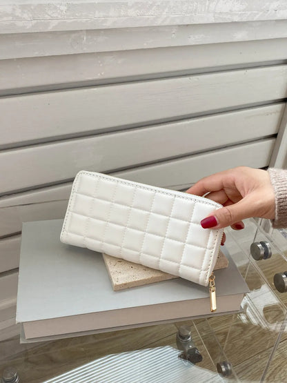 PU Leather Solid Color Wallet Easy Apparels