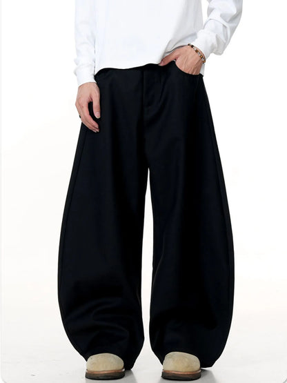 Men's Wide Leg Relaxed Fit Casual Pants Easy Apparels