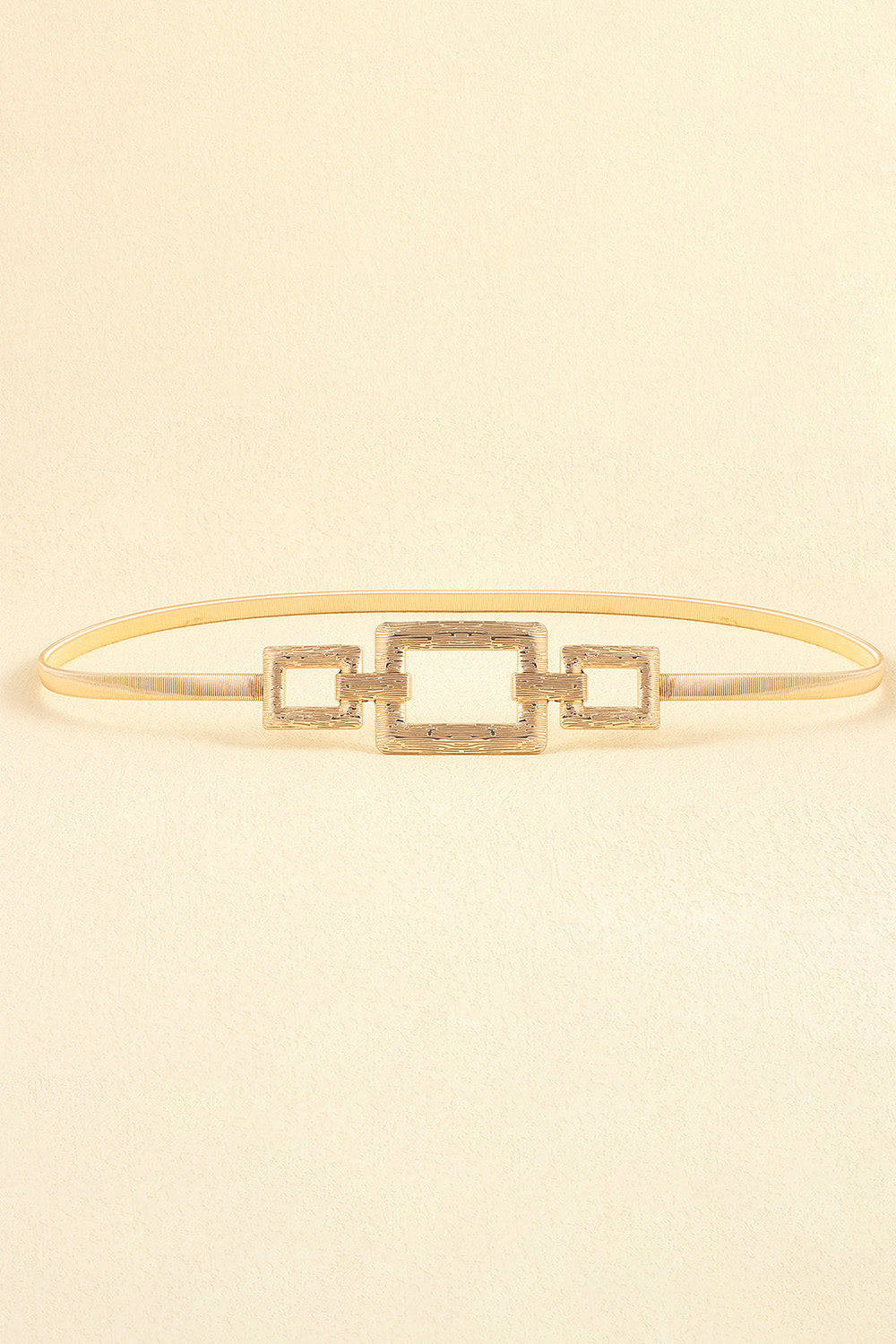 Square Shape Zinc Alloy Buckle Iron Belt Easy Apparels