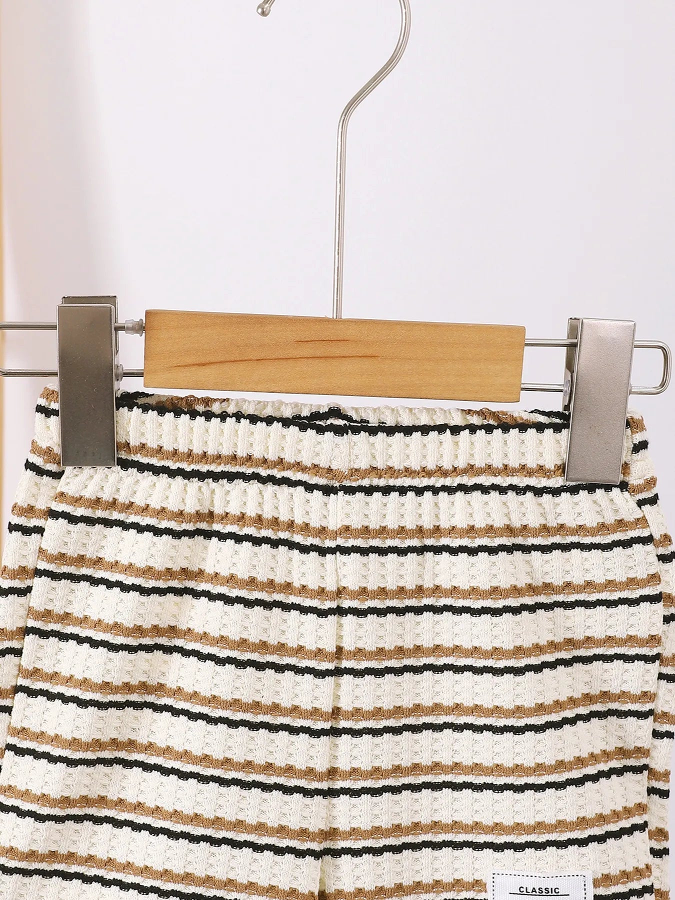 Children's Striped Short Sleeve Polo and Pants Set Easy Apparels