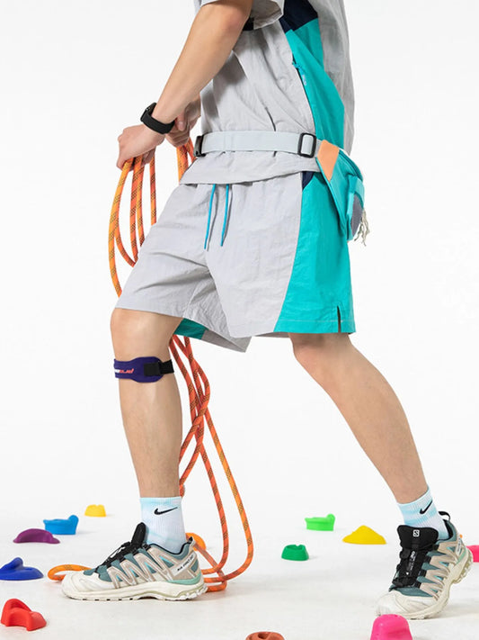 Men's Drawstring Color Block Shorts Easy Apparels