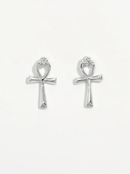925 Sterling Silver Inland Zircon Earrings Easy Apparels