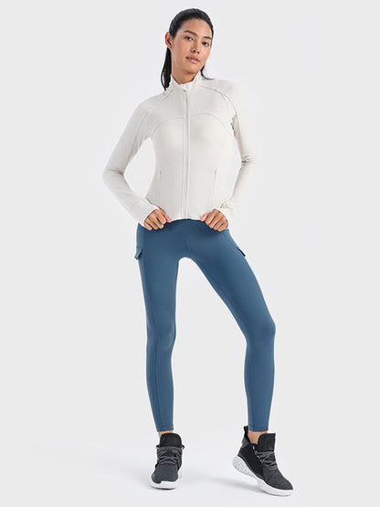 Millennia Zip-Up Long Sleeve Sports Jacket Easy Apparels
