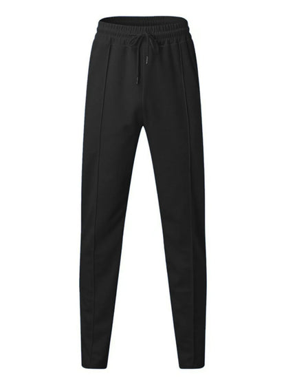 Men's Full Size Zip Up Top and Pants Set Plus Size Easy Apparels